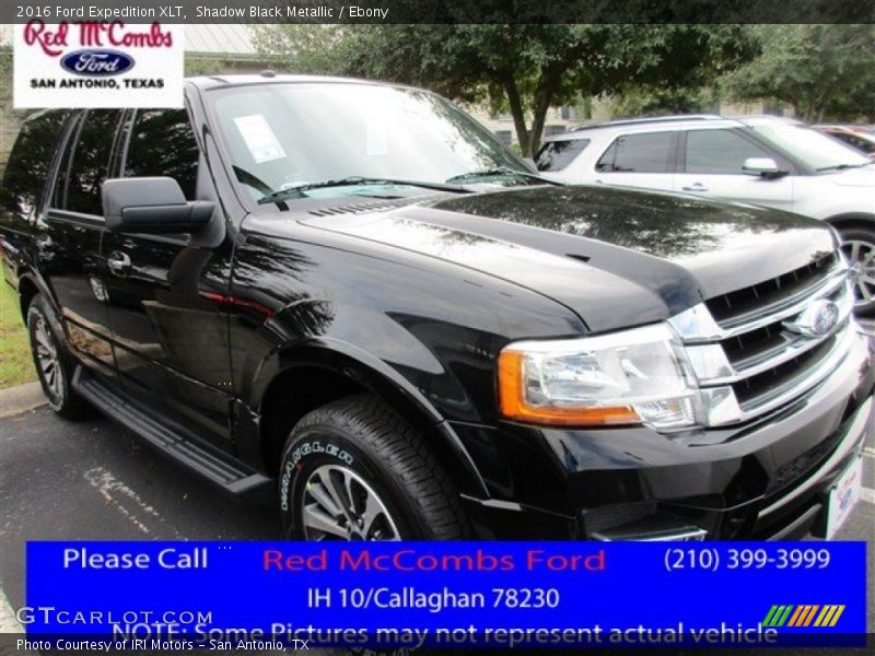 Shadow Black Metallic / Ebony 2016 Ford Expedition XLT