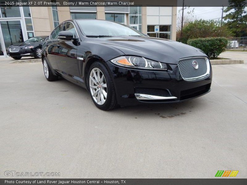 Ebony / Warm Charcoal/Warm Charcoal 2015 Jaguar XF 2.0T Premium