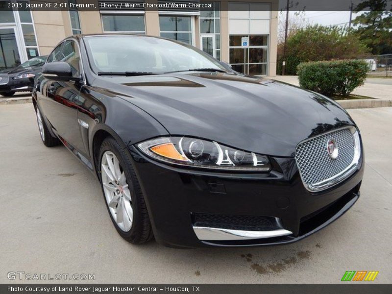 Ebony / Warm Charcoal/Warm Charcoal 2015 Jaguar XF 2.0T Premium