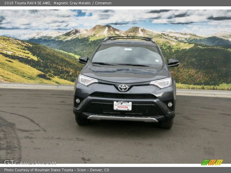 Magnetic Gray Metallic / Cinnamon 2016 Toyota RAV4 SE AWD