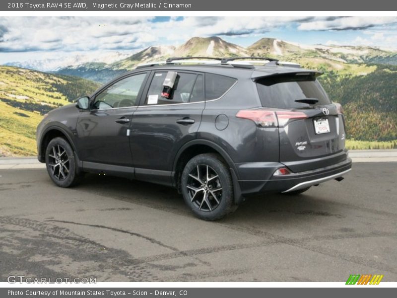 Magnetic Gray Metallic / Cinnamon 2016 Toyota RAV4 SE AWD