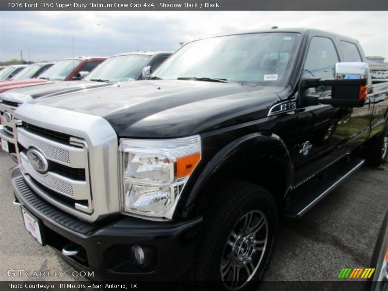 Shadow Black / Black 2016 Ford F350 Super Duty Platinum Crew Cab 4x4