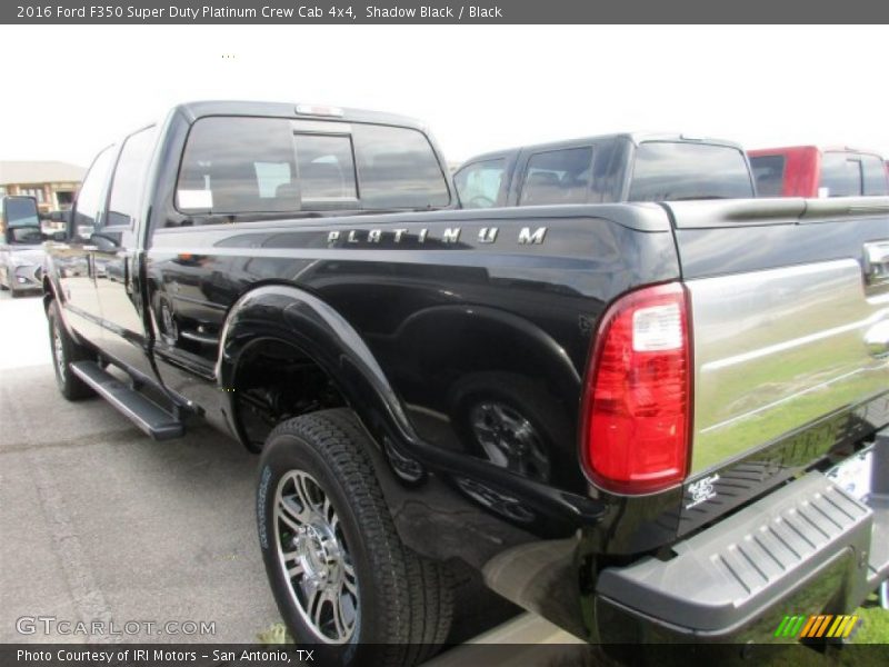 Shadow Black / Black 2016 Ford F350 Super Duty Platinum Crew Cab 4x4