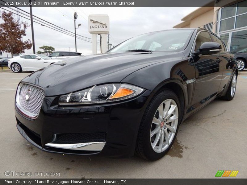 Ebony / Warm Charcoal/Warm Charcoal 2015 Jaguar XF 2.0T Premium