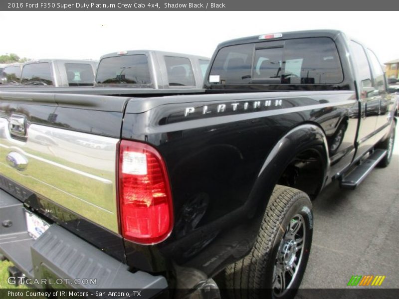 Shadow Black / Black 2016 Ford F350 Super Duty Platinum Crew Cab 4x4