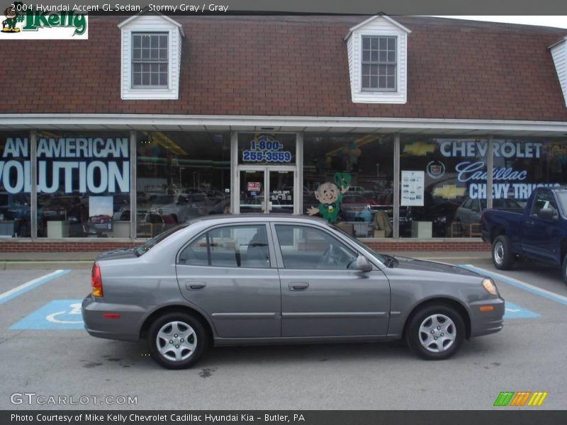 Stormy Gray / Gray 2004 Hyundai Accent GL Sedan