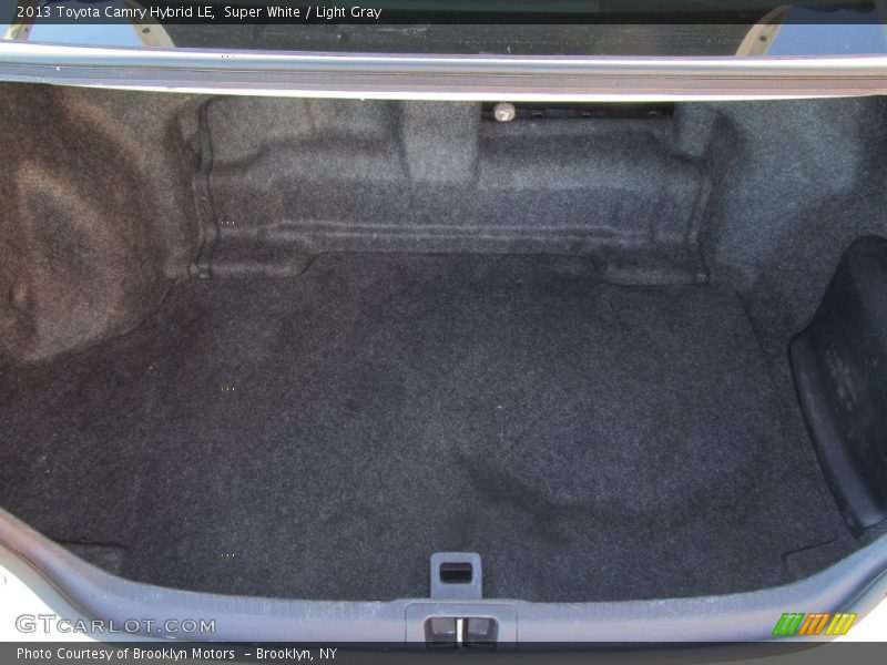Super White / Light Gray 2013 Toyota Camry Hybrid LE
