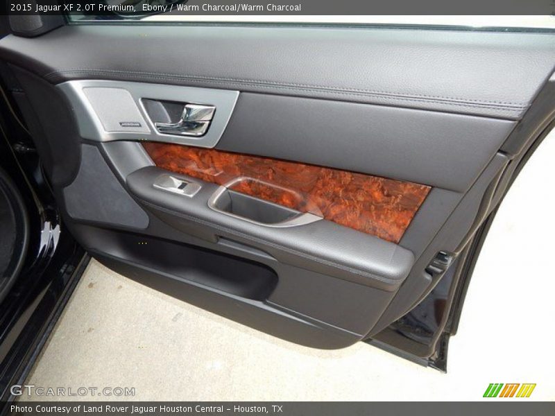Ebony / Warm Charcoal/Warm Charcoal 2015 Jaguar XF 2.0T Premium