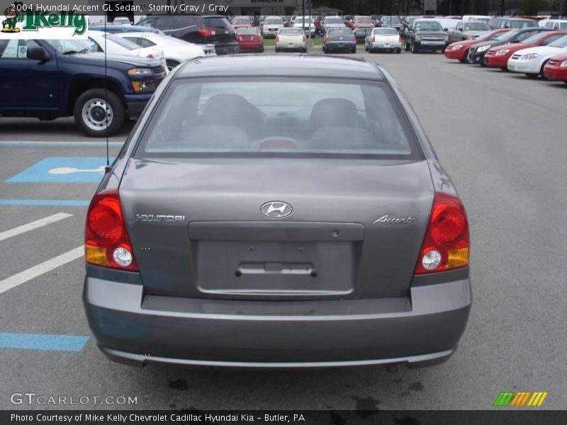 Stormy Gray / Gray 2004 Hyundai Accent GL Sedan