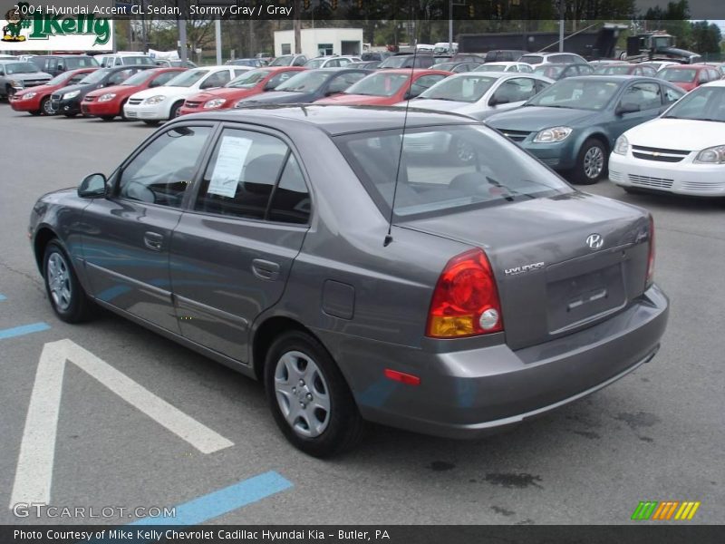 Stormy Gray / Gray 2004 Hyundai Accent GL Sedan