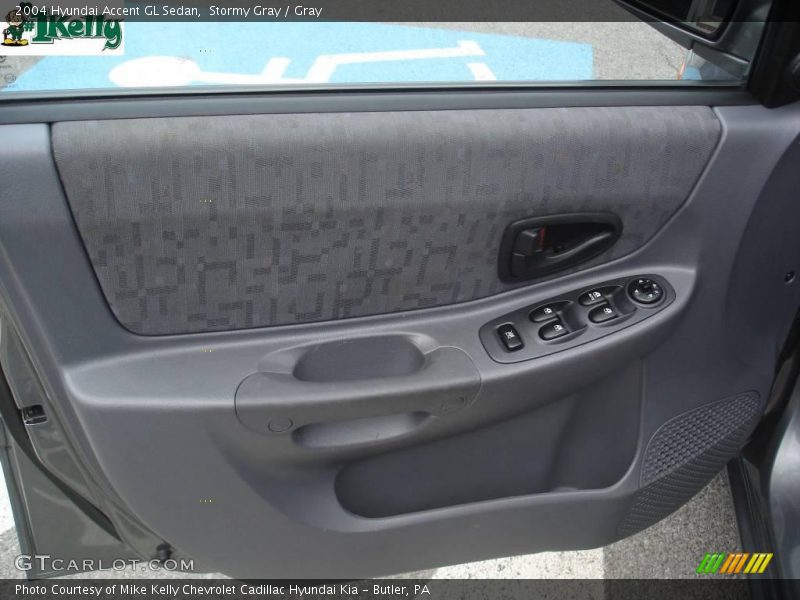 Stormy Gray / Gray 2004 Hyundai Accent GL Sedan