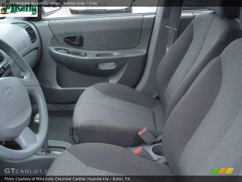 Stormy Gray / Gray 2004 Hyundai Accent GL Sedan