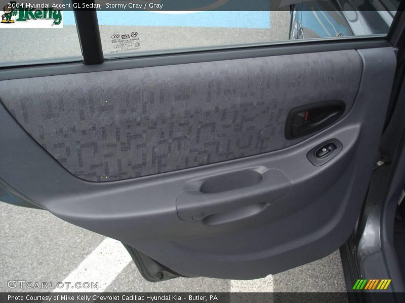 Stormy Gray / Gray 2004 Hyundai Accent GL Sedan