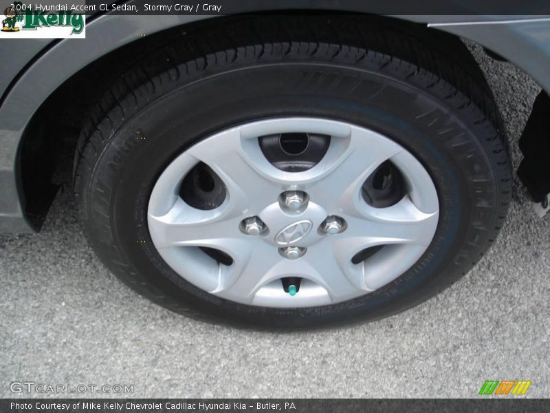 Stormy Gray / Gray 2004 Hyundai Accent GL Sedan