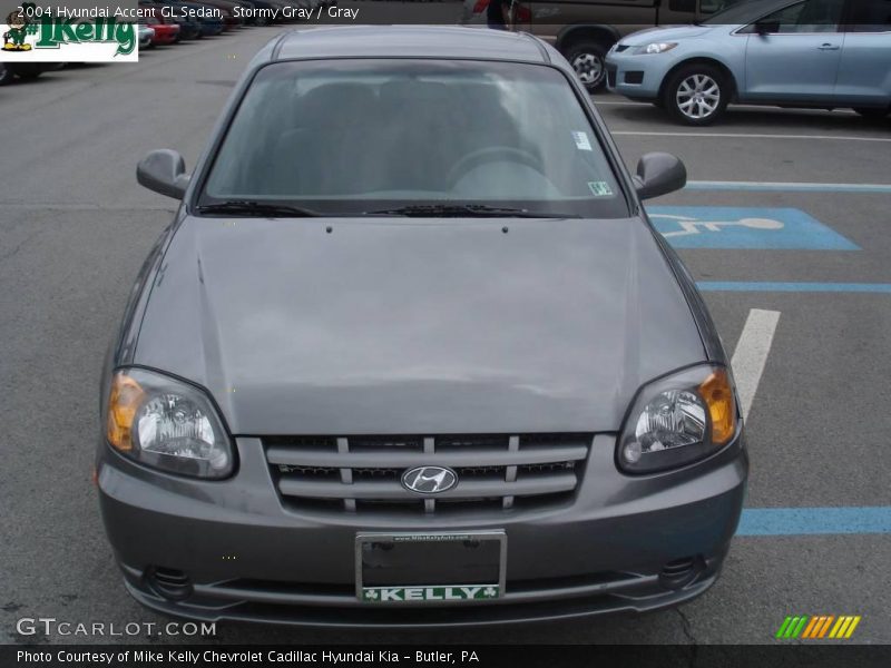 Stormy Gray / Gray 2004 Hyundai Accent GL Sedan