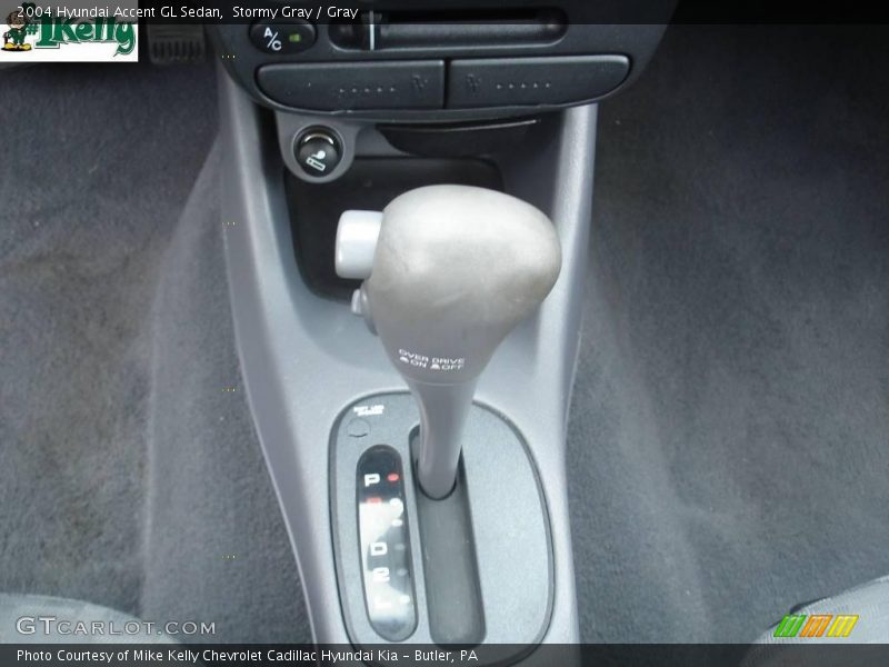 Stormy Gray / Gray 2004 Hyundai Accent GL Sedan
