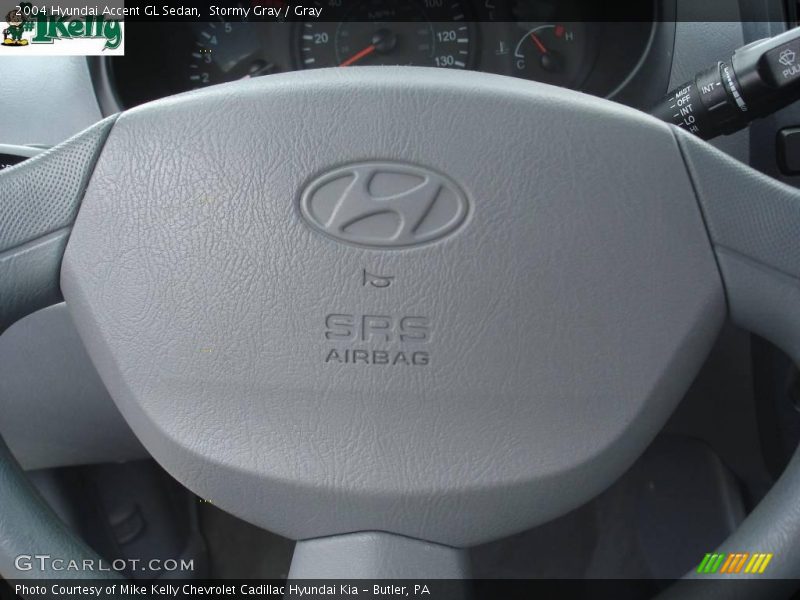 Stormy Gray / Gray 2004 Hyundai Accent GL Sedan
