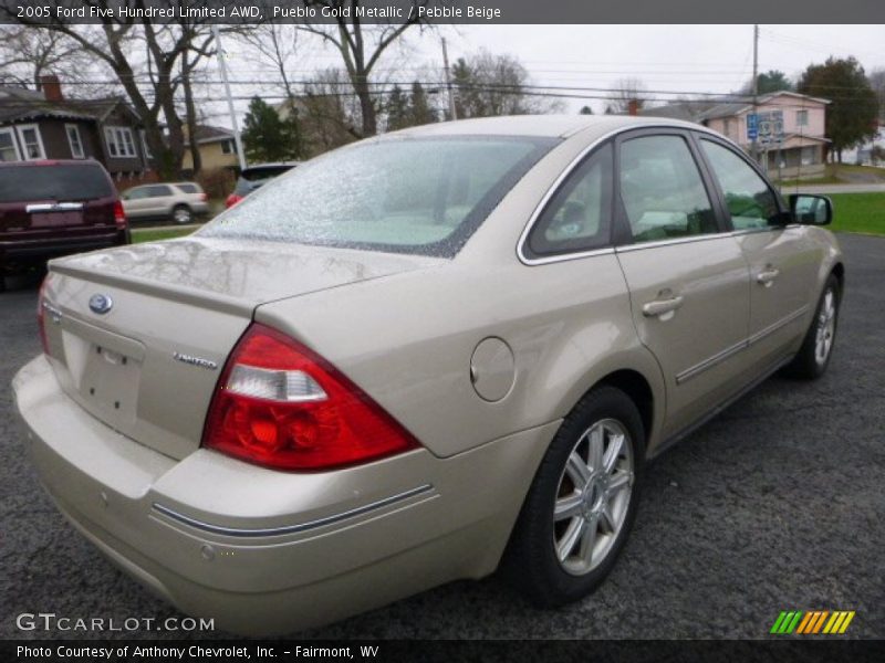 Pueblo Gold Metallic / Pebble Beige 2005 Ford Five Hundred Limited AWD