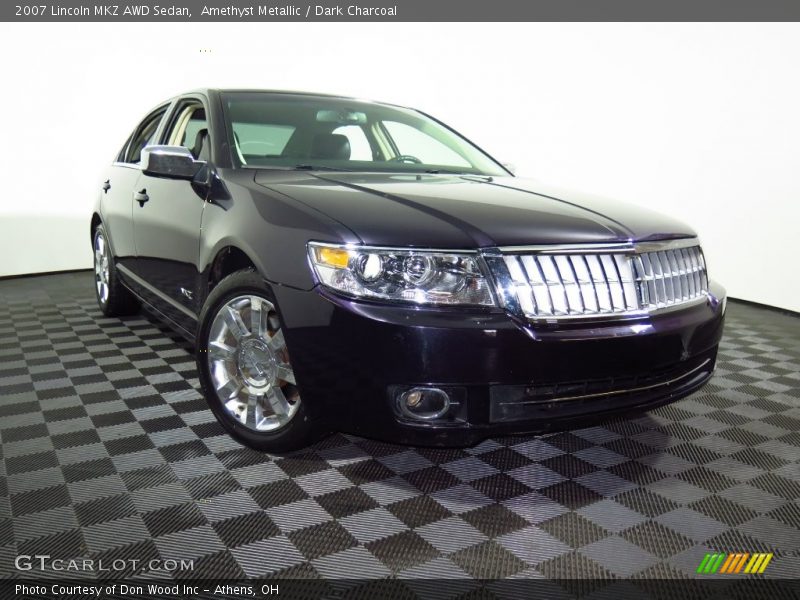 Amethyst Metallic / Dark Charcoal 2007 Lincoln MKZ AWD Sedan