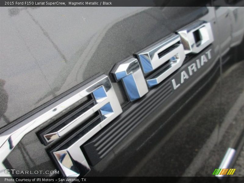 Magnetic Metallic / Black 2015 Ford F150 Lariat SuperCrew