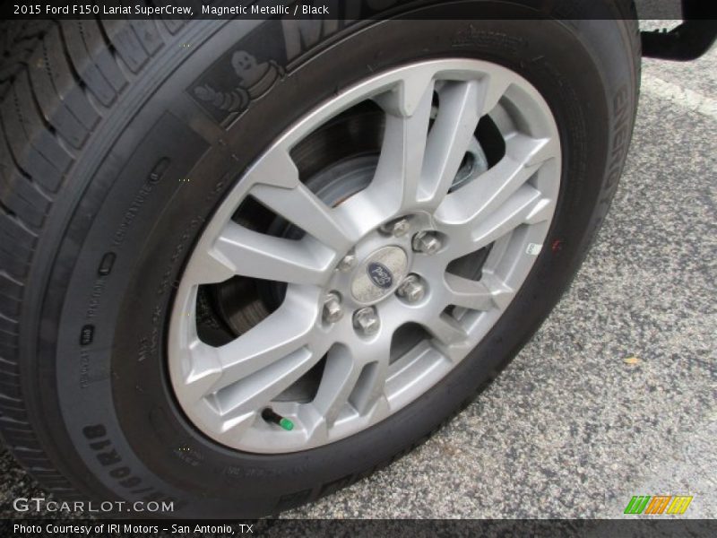 Magnetic Metallic / Black 2015 Ford F150 Lariat SuperCrew