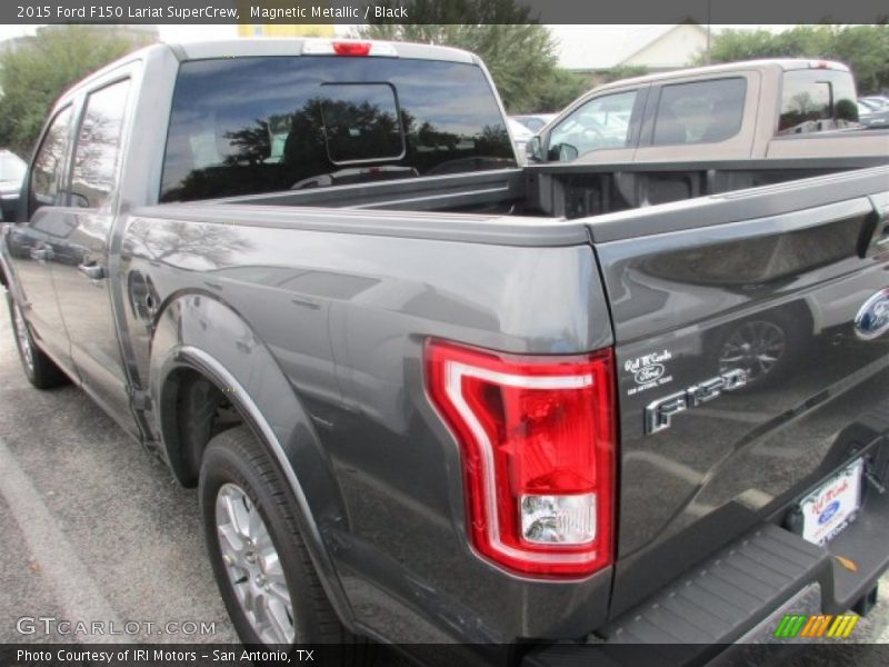 Magnetic Metallic / Black 2015 Ford F150 Lariat SuperCrew