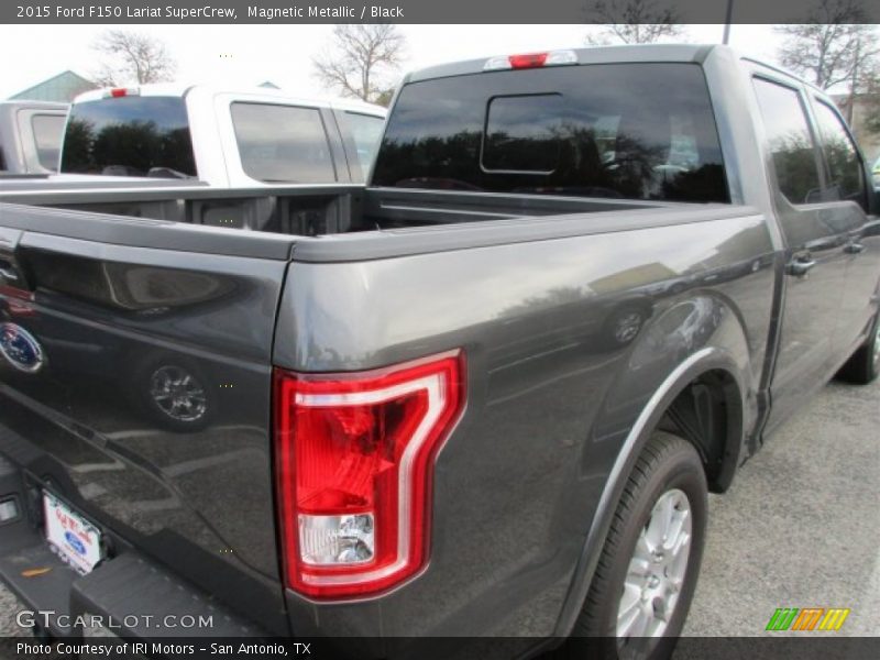 Magnetic Metallic / Black 2015 Ford F150 Lariat SuperCrew