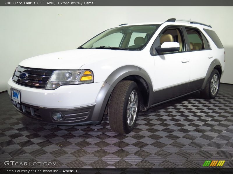 Oxford White / Camel 2008 Ford Taurus X SEL AWD