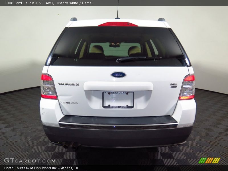 Oxford White / Camel 2008 Ford Taurus X SEL AWD