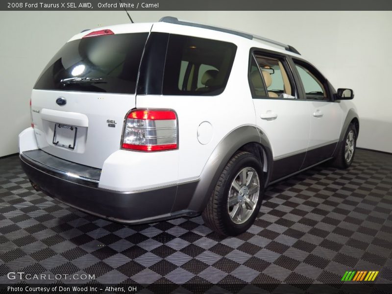 Oxford White / Camel 2008 Ford Taurus X SEL AWD