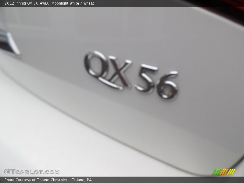 Moonlight White / Wheat 2012 Infiniti QX 56 4WD