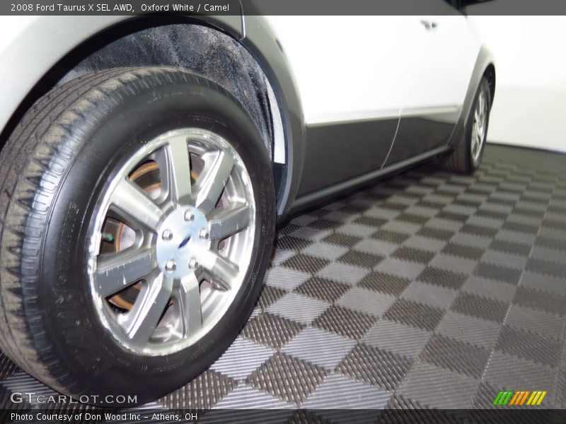 Oxford White / Camel 2008 Ford Taurus X SEL AWD