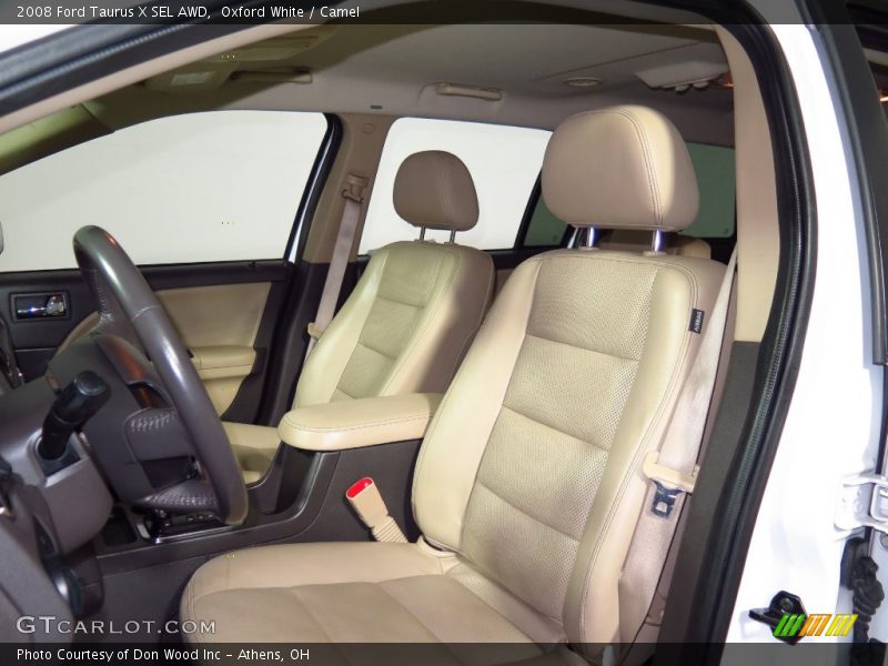 Oxford White / Camel 2008 Ford Taurus X SEL AWD