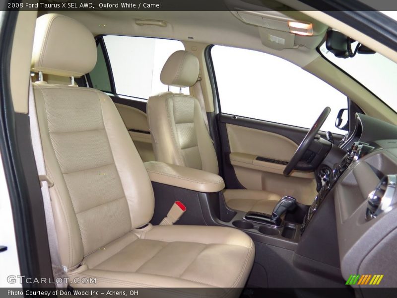 Oxford White / Camel 2008 Ford Taurus X SEL AWD