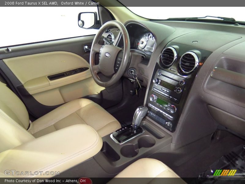Oxford White / Camel 2008 Ford Taurus X SEL AWD