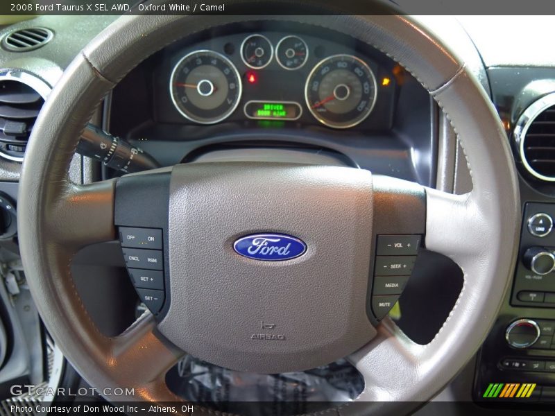 Oxford White / Camel 2008 Ford Taurus X SEL AWD