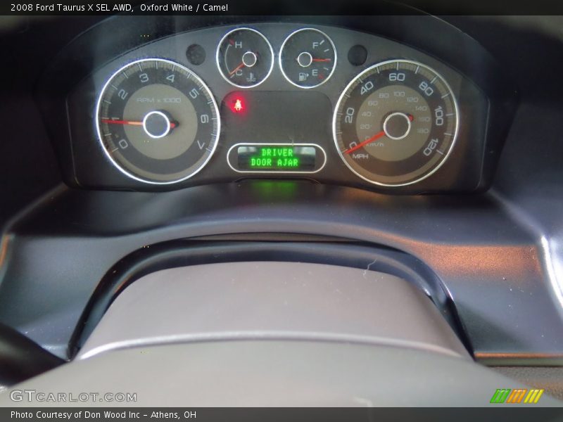Oxford White / Camel 2008 Ford Taurus X SEL AWD