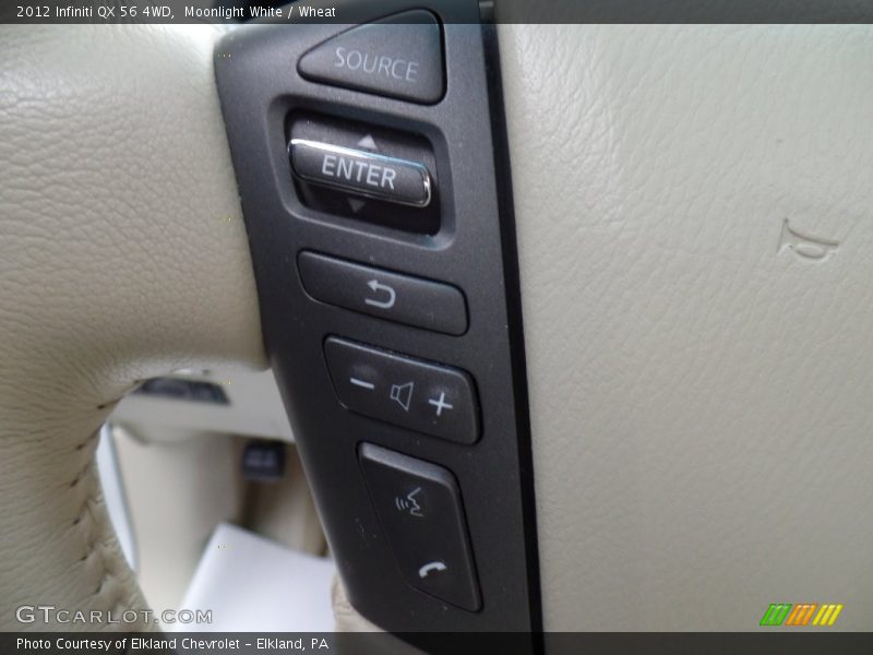Moonlight White / Wheat 2012 Infiniti QX 56 4WD