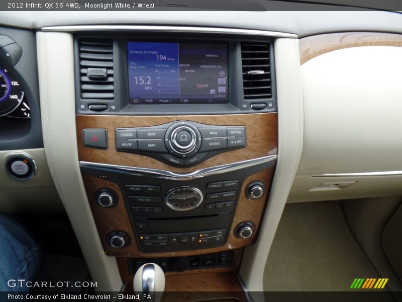 Moonlight White / Wheat 2012 Infiniti QX 56 4WD