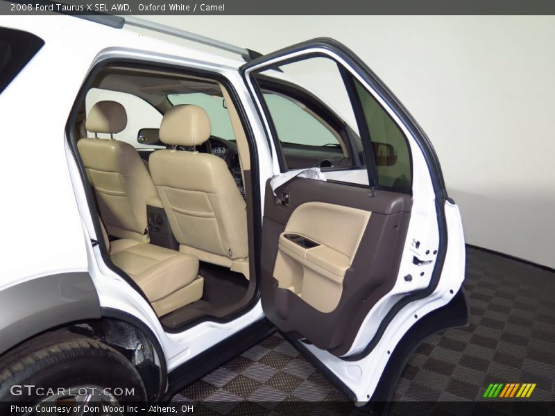 Oxford White / Camel 2008 Ford Taurus X SEL AWD