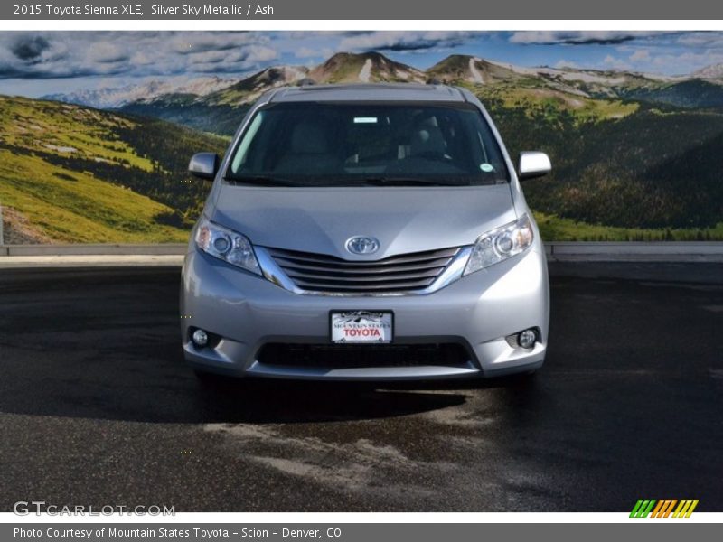 Silver Sky Metallic / Ash 2015 Toyota Sienna XLE