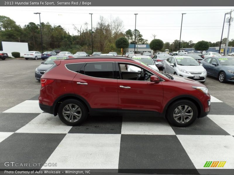 Serrano Red / Beige 2013 Hyundai Santa Fe Sport