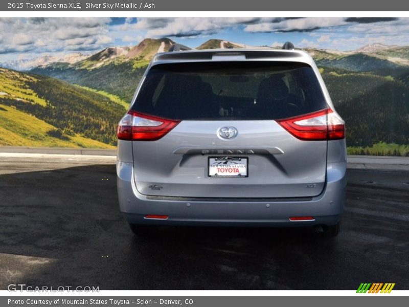 Silver Sky Metallic / Ash 2015 Toyota Sienna XLE
