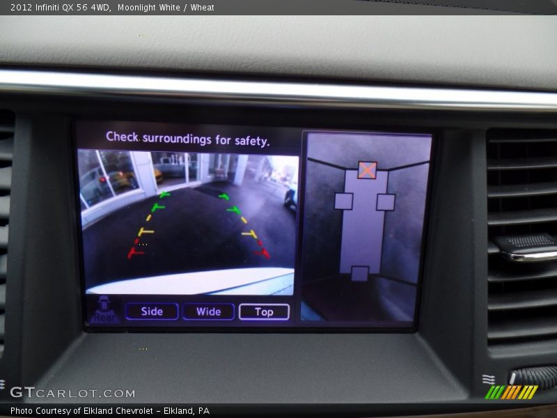 Moonlight White / Wheat 2012 Infiniti QX 56 4WD