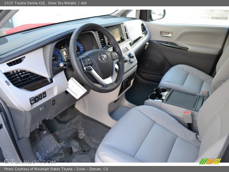 Silver Sky Metallic / Ash 2015 Toyota Sienna XLE