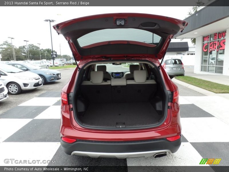 Serrano Red / Beige 2013 Hyundai Santa Fe Sport