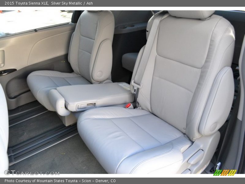 Silver Sky Metallic / Ash 2015 Toyota Sienna XLE