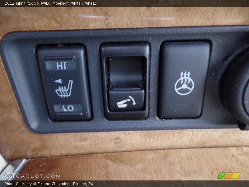 Moonlight White / Wheat 2012 Infiniti QX 56 4WD