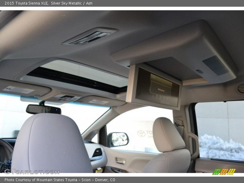 Silver Sky Metallic / Ash 2015 Toyota Sienna XLE
