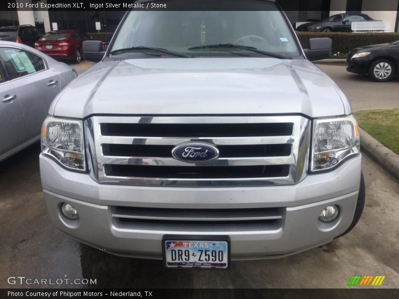 Ingot Silver Metallic / Stone 2010 Ford Expedition XLT